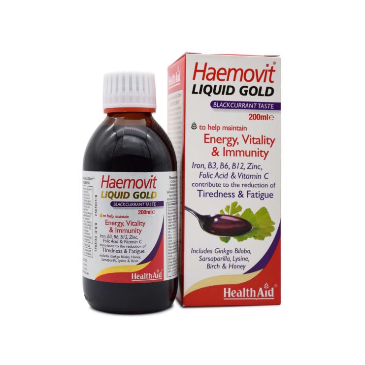 Health Aid Haemovit Liquid Gold 200ml