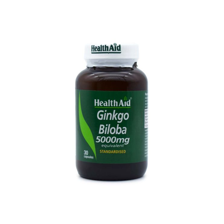 Health Aid Ginkgo Biloba 5000mg 30 κάψουλες
