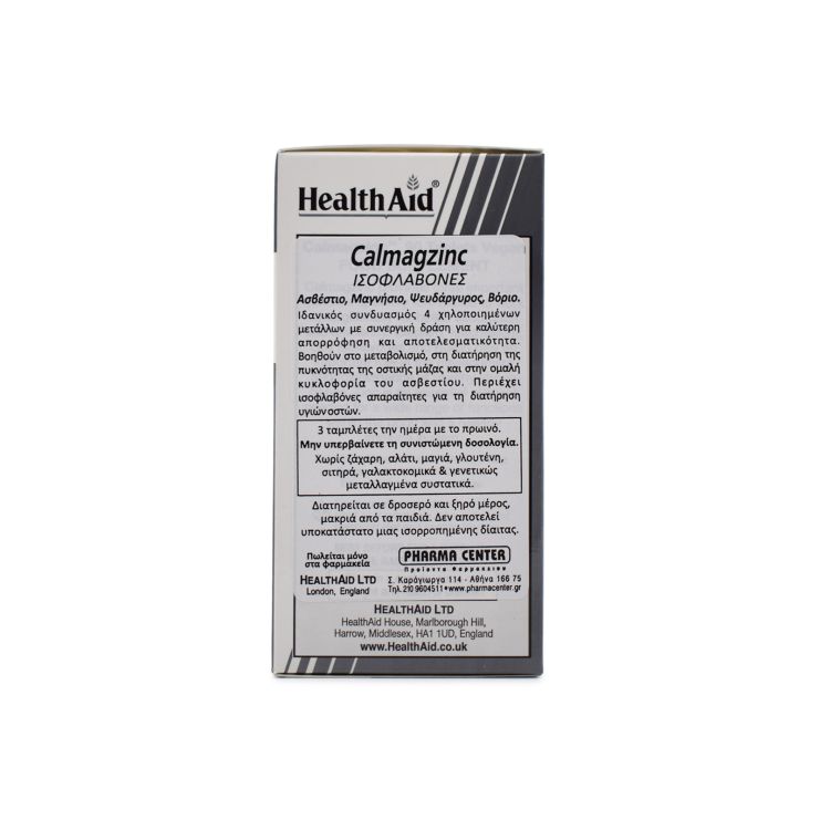 Health Aid Calmagzinc Isoflavones & Boron 90 tabs