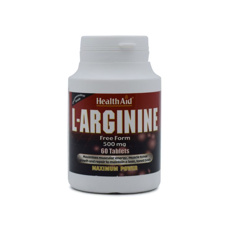 Health Aid L-Arginine 500 mg 60 ταμπλέτες
