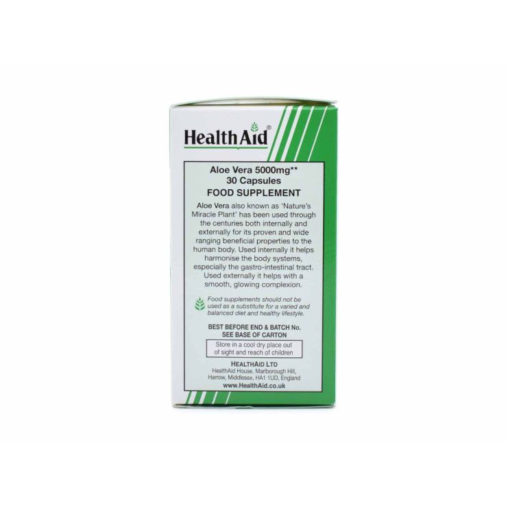 Health Aid Aloe Vera 5000mg 30 caps