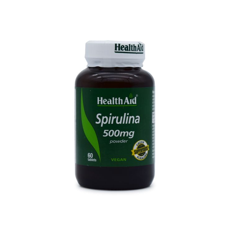 Health Aid Spirulina 500mg 60 ταμπλέτες