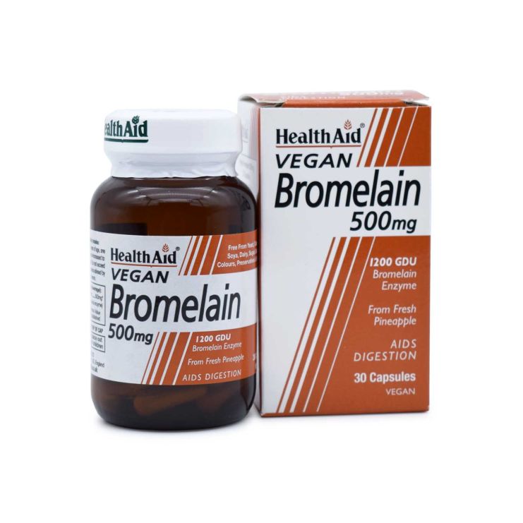 Health Aid Bromelain 500mg 30 κάψουλες