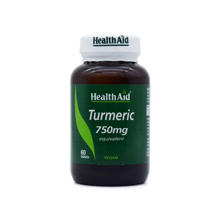 Health Aid Turmeric 750mg 60 ταμπλέτες