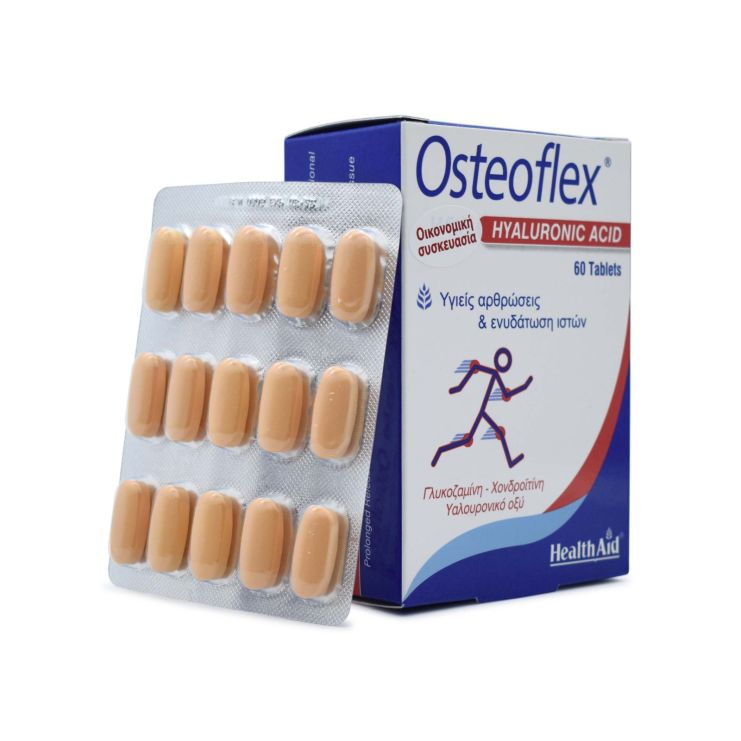 Health Aid Osteoflex with Hyaluronic Acid 60 ταμπλέτες