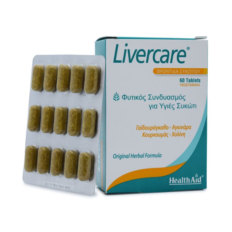 Health Aid Livercare 60 ταμπλέτες