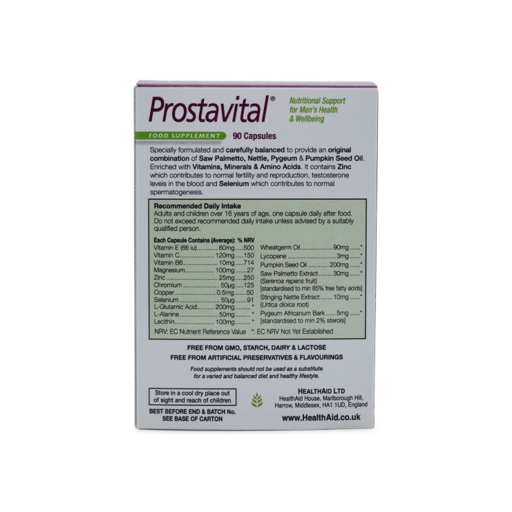 Health Aid Prostavital 90 κάψουλες
