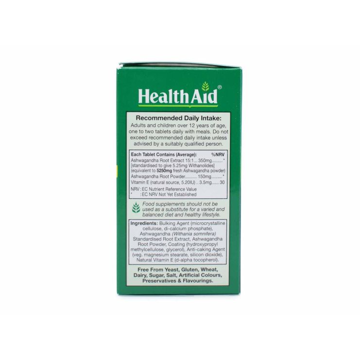 Health Aid Ashwagandha Root Extract 60 ταμπλέτες