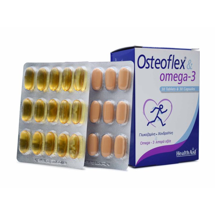 Health Aid Osteoflex & Omega 3 Dual Pack 30 κάψουλες & 30 ταμπλέτες