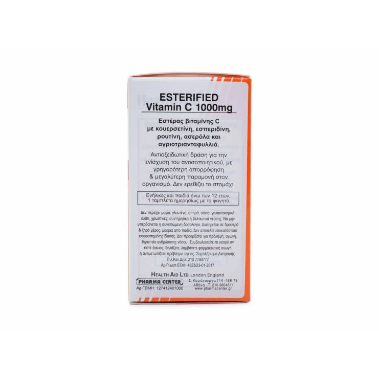 Health Aid Esterified Vitamin C Balanced & Non-Acidic 1000mg 30 tabs