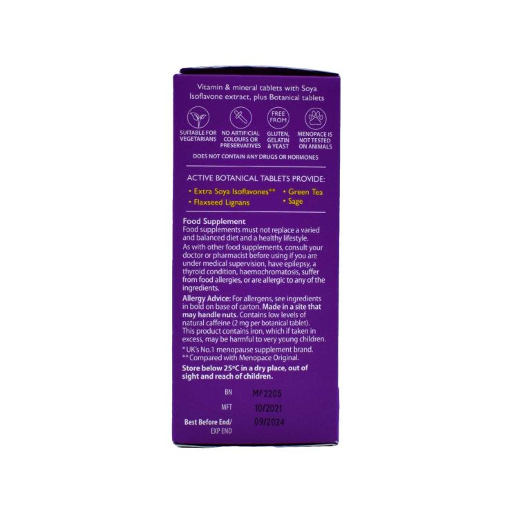 Vitabiotics Menopace Plus 56 tablets 28 & 28