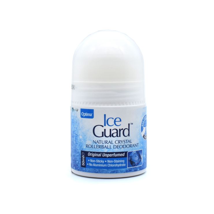 Optima Ice Guard Natural Crystal Roll On Original Άοσμο 50ml