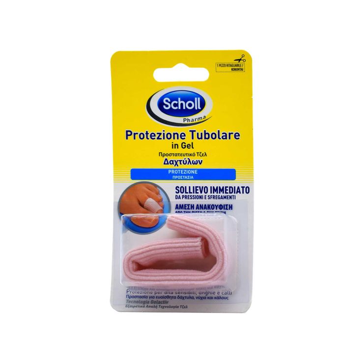 Scholl Σωληνοειδής Προστασία Δακτύλων με Τζελ 1 τμχ