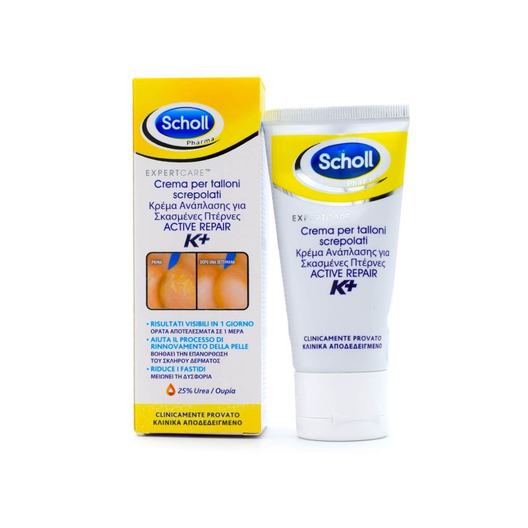 Scholl Active Repair K+ Κρέμα για Σκασμένες Φτέρνες 60ml