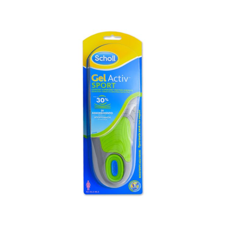 Scholl GelActiv Sport Πάτοι για Γυναίκες 1 ζευγάρι No 35.5 - 40.5