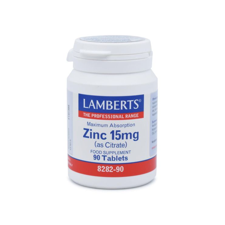 Lamberts Zinc 15mg (Citrate) 90 ταμπλέτες