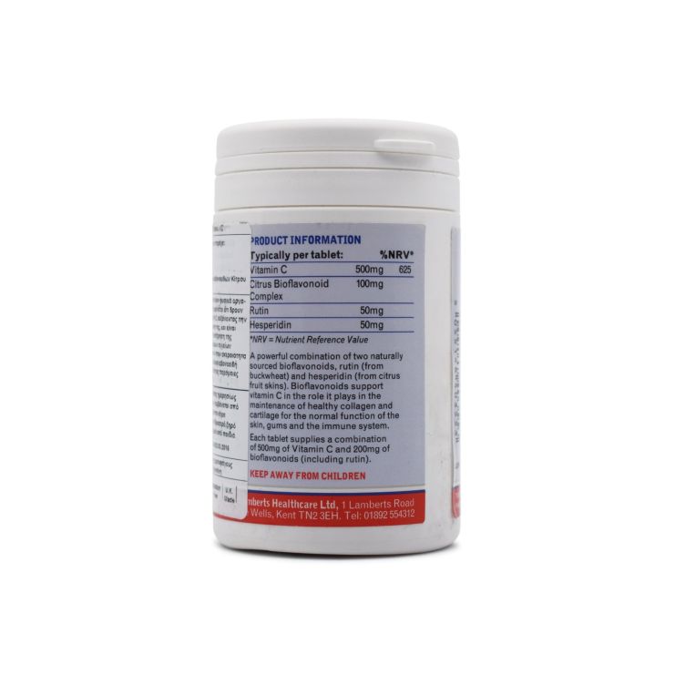 Lamberts Rutin And Vitamin C 500mg Plus Bioflavonoids And Hesperidin 90 tabs