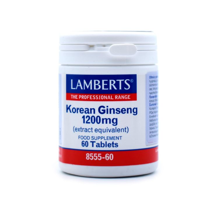 Lamberts Korean Ginseng 1200mg 60 ταμπλέτες