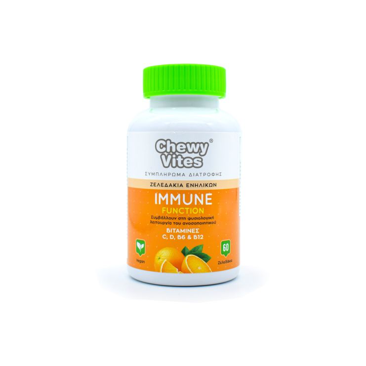 Vican Chewy Vites Adults Immune Function Vitamins C, D, B6 & B12 60 ζελεδάκια