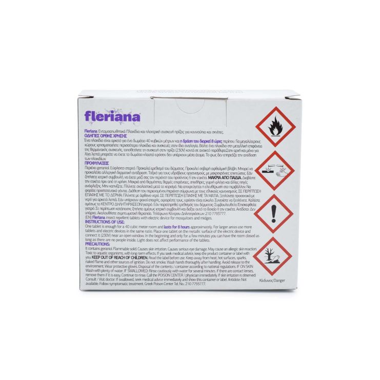 Fleriana Ηλεκτρική Συσκευή & Εντομοαπωθητικά Πλακίδια 30 τμχ