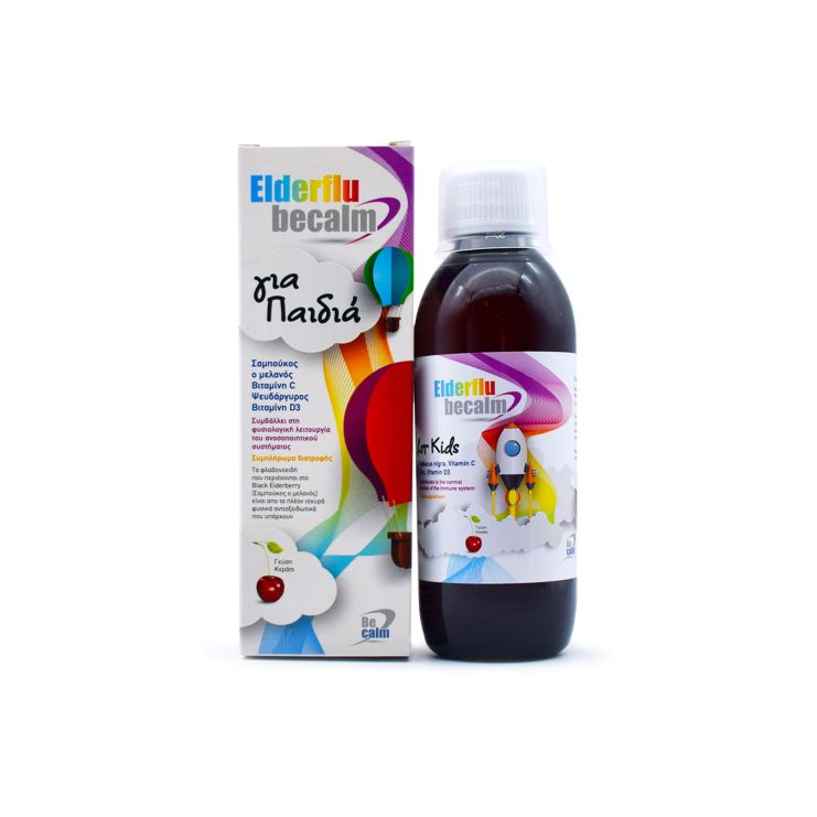 Becalm Elderflu Kids Syrup 250ml