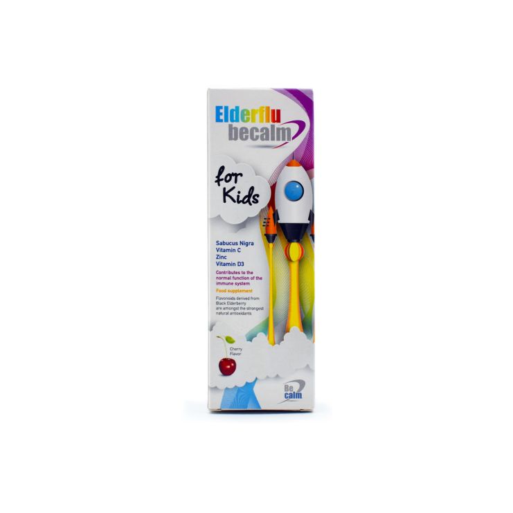 Becalm Elderflu Kids Syrup 250ml