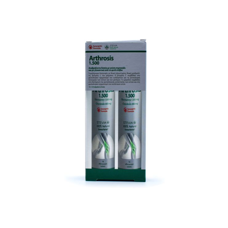 Power of Nature Platinum Arthrosis Glucosamine 1500mg &  Chondroitin 400mg 2x14 αναβράζων δισκία