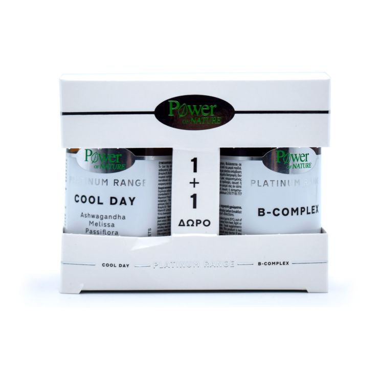 Power Of Nature Platinum Range Cool Day 30 ταμπλέτες & B-Complex 20 ταμπλέτες