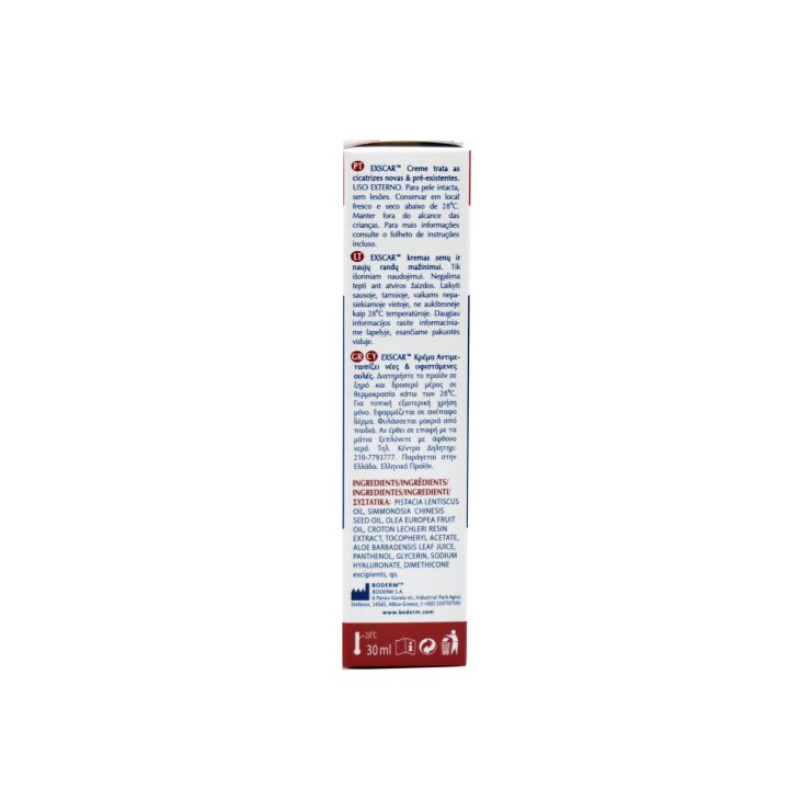 Boderm Exscar Κρέμα για Ουλές 30ml 