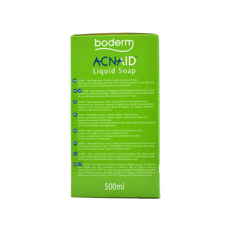 Boderm Acnaid Υγρό Κρεμοσάπουνο για την Ακμή  500ml