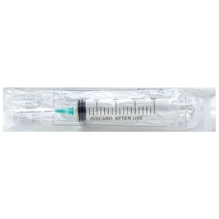 Pruno Σύριγγα 20ml με Βελόνα 21G x 1 1/2'' (0,8 x 40mm)