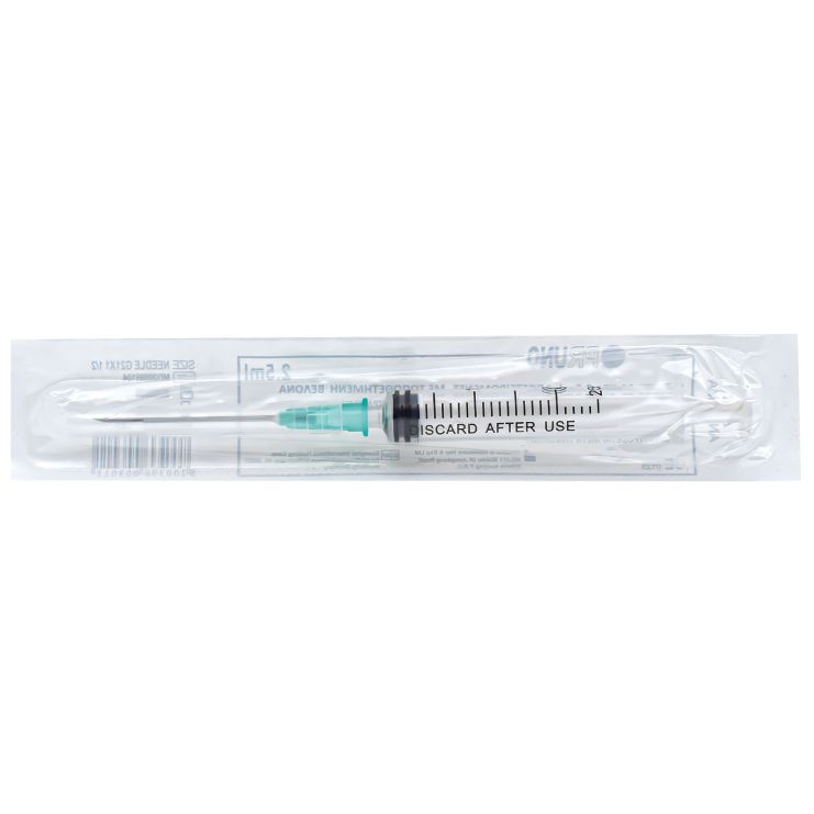 Pruno Σύριγγα 2.5ml με Βελόνα 21G x 1 1/2'' (0,8 x 40mm)