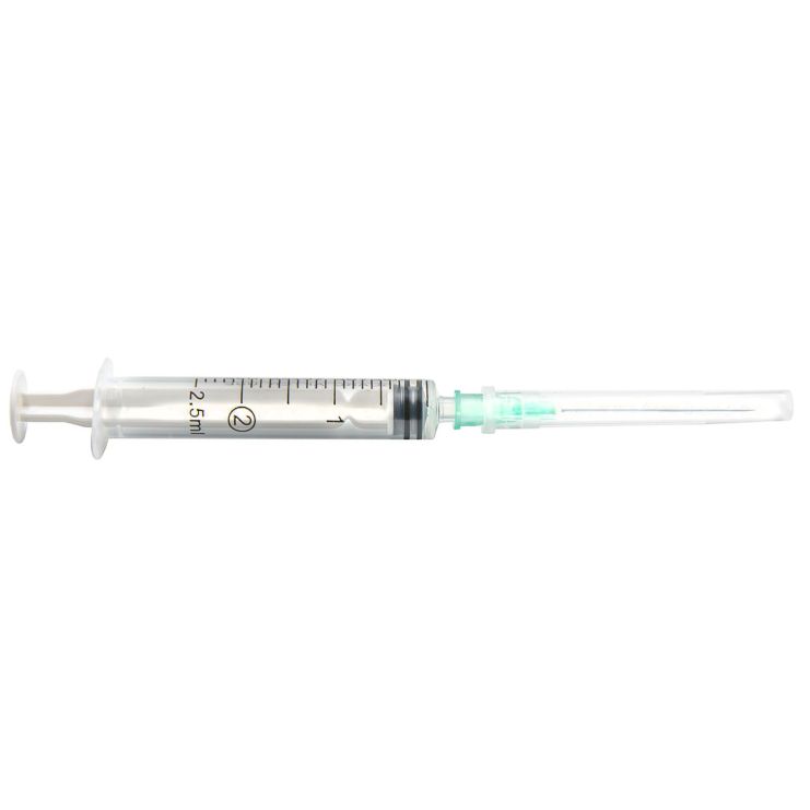 Pruno Σύριγγα 2.5ml με Βελόνα 21G x 1 1/2'' (0,8 x 40mm)