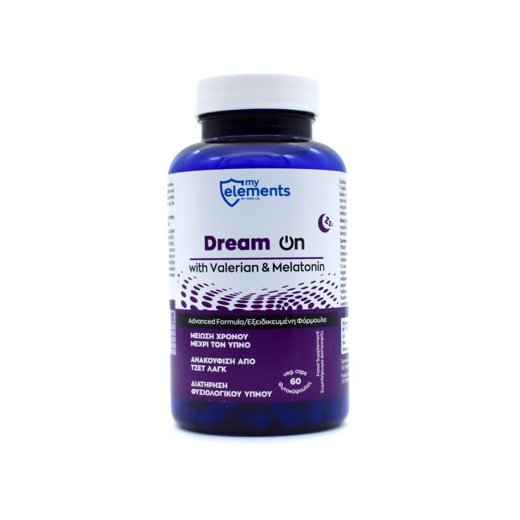 My Elements Dream On with Valerian & Melatonin 60 φυτικές κάψουλες