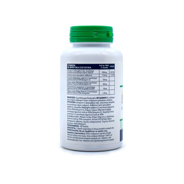 Doctor's Formulas Vitamin C Fast Action 1000mg 120 ταμπλέτες