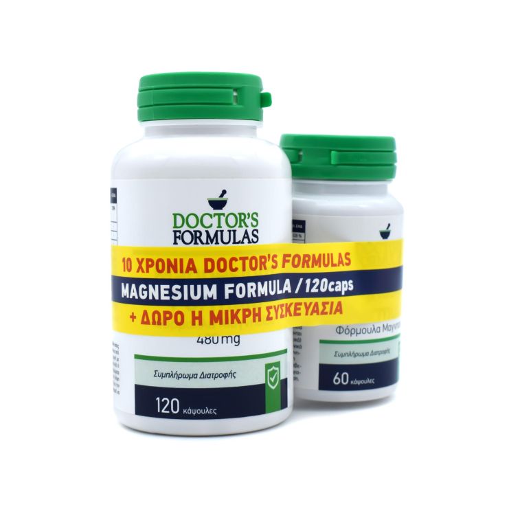 Doctor's Formulas Magnesium Formula 120 + 60 κάψουλες 