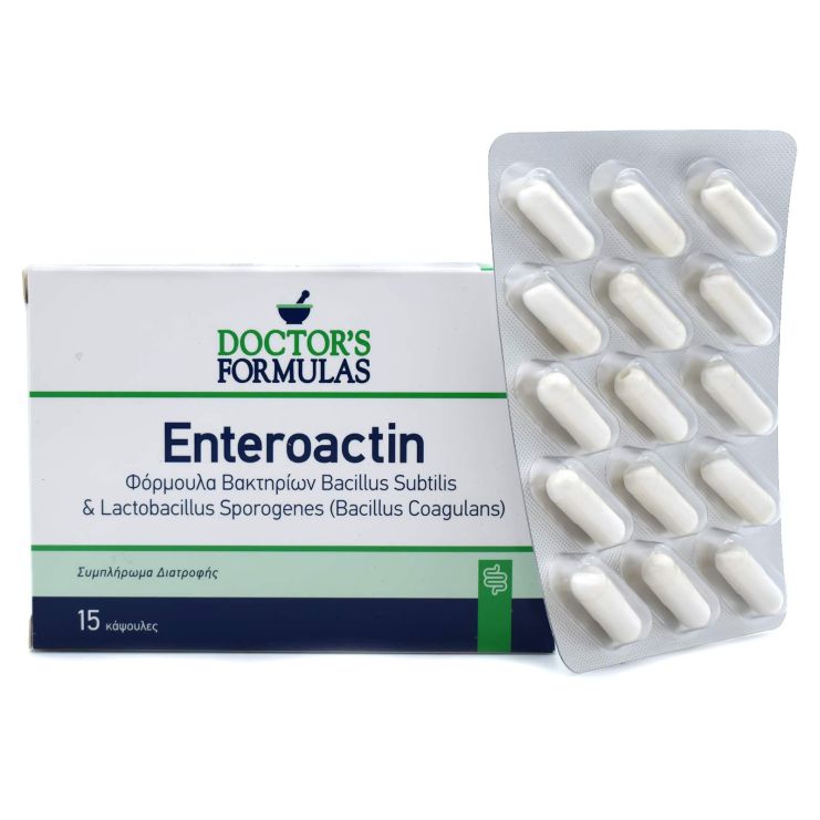 Doctor's Formulas Enteroactin 400mg 15 κάψουλες
