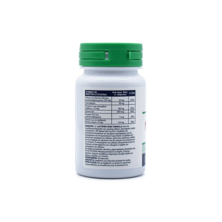 Doctor's Formulas Lactofer Iron Formula 30 κάψουλες