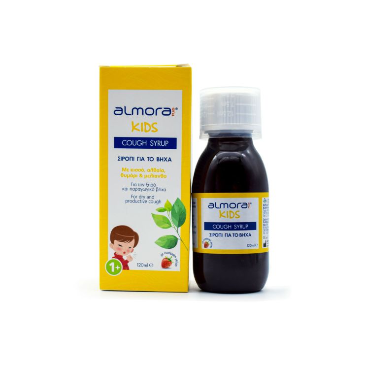 Elpen Almora Plus Kids Παιδικό Σιρόπι για Τον Ξηρό & Παραγωγικό Βήχα 120ml
