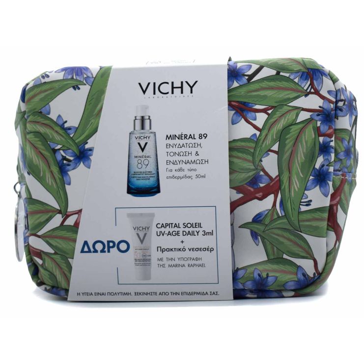 Vichy Mineral 89 Daily Booster 50ml & Capital Soleil Age Daily Spf50+ 3ml