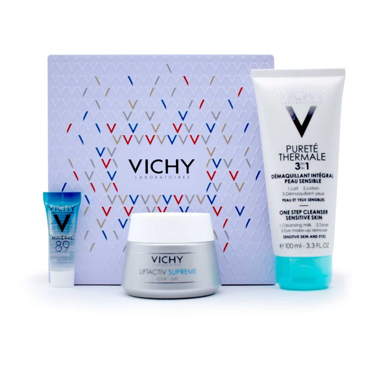 Vichy Liftactiv Supreme για Ξηρές Επιδερμίδες 50ml & 3in1 Purete Thermale Γαλάκτωμα Καθαρισμού 100ml & Mineral 89 4ml