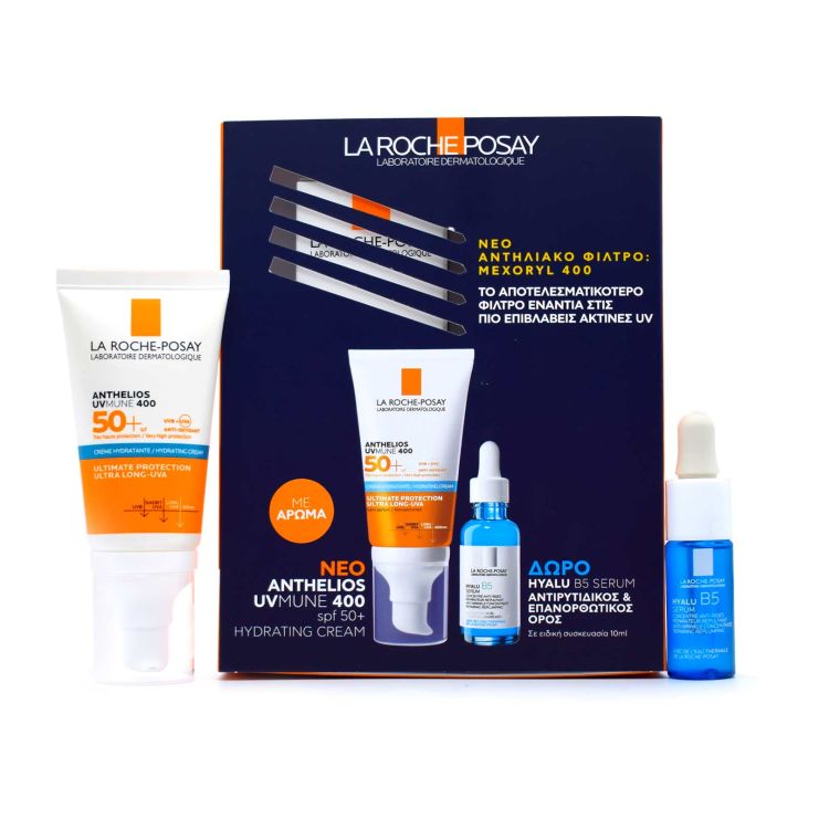 La Roche Posay Anthelios UVmune 400 SPF50+ 50ml & Hyalu B5 Serum 10ml