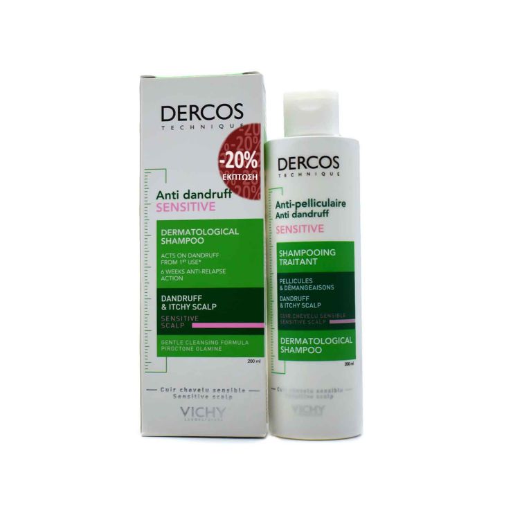 Vichy Dercos Anti-Dandruff Σαμπουάν για Πιτυρίδα & Ξηροδερμία 200ml
