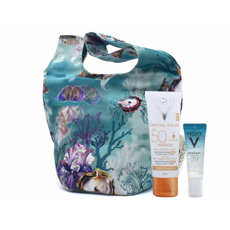 Vichy Capital Soleil Anti-Dark Spot 3in1 Tinted SPF50+ 50ml & Mineral 89 Booster 10ml & Νεσεσέρ