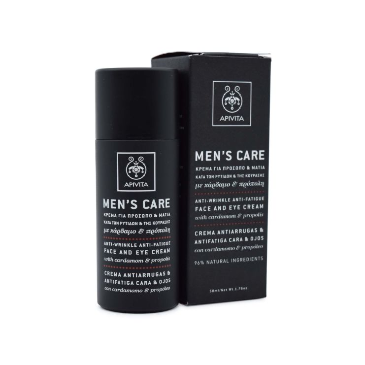 Apivita Mens Care Face & Eyes Cream Κρέμα Προσώπου & Ματιών 50ml