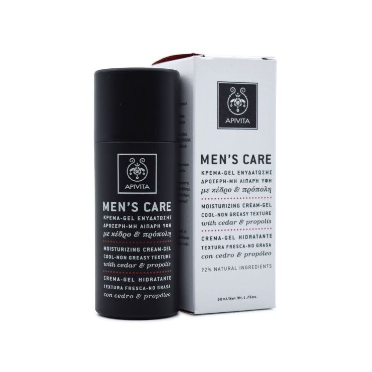 Apivita Mens Care Gel Ενυδάτωσης με Κέδρο & Πρόπολη 50ml