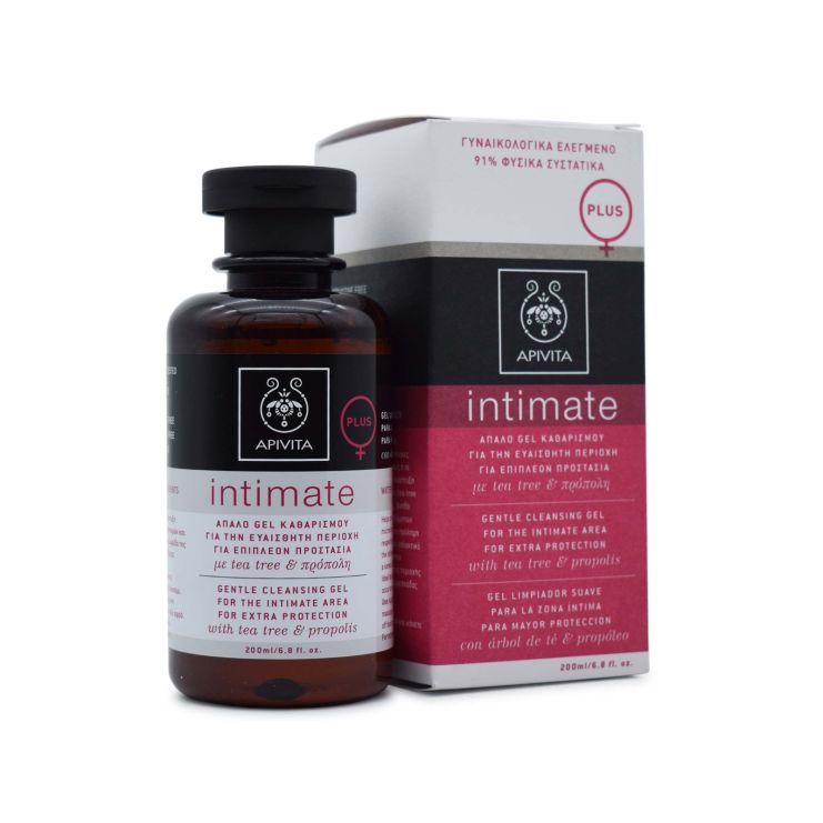Apivita Intimate Plus Gel Kαθαρισμού για την ευαίσθητη περιοχή 200ml