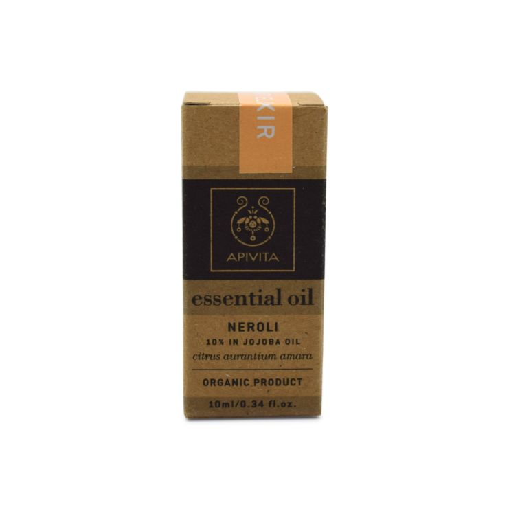 Apivita Essential Oil Neroli Αιθέριο Έλαιο Νέρολι 10% Σε Λάδι Jojoba 10ml
