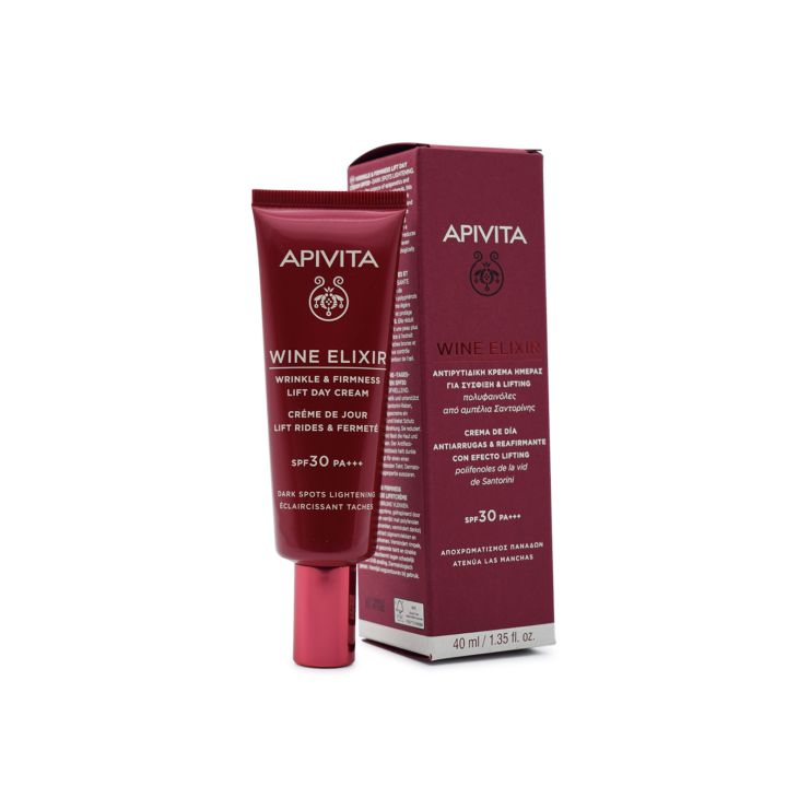 Apivita Wine Elixir Αντιρυτιδική Κρέμα Ημέρας  για Σύσφιξη & Lifting SPF30 40ml