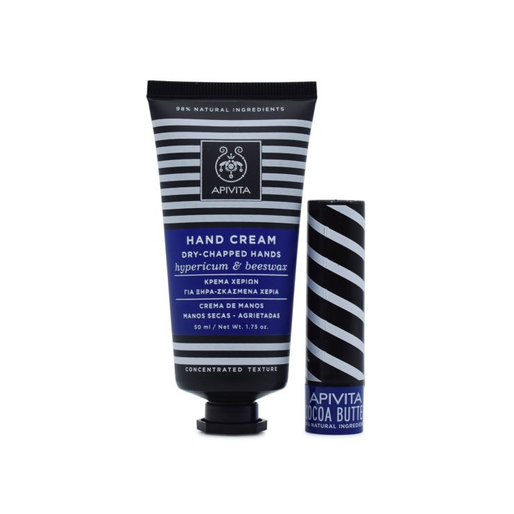 Apivita One Handred Kisses Hypericum Repair & Protection Set